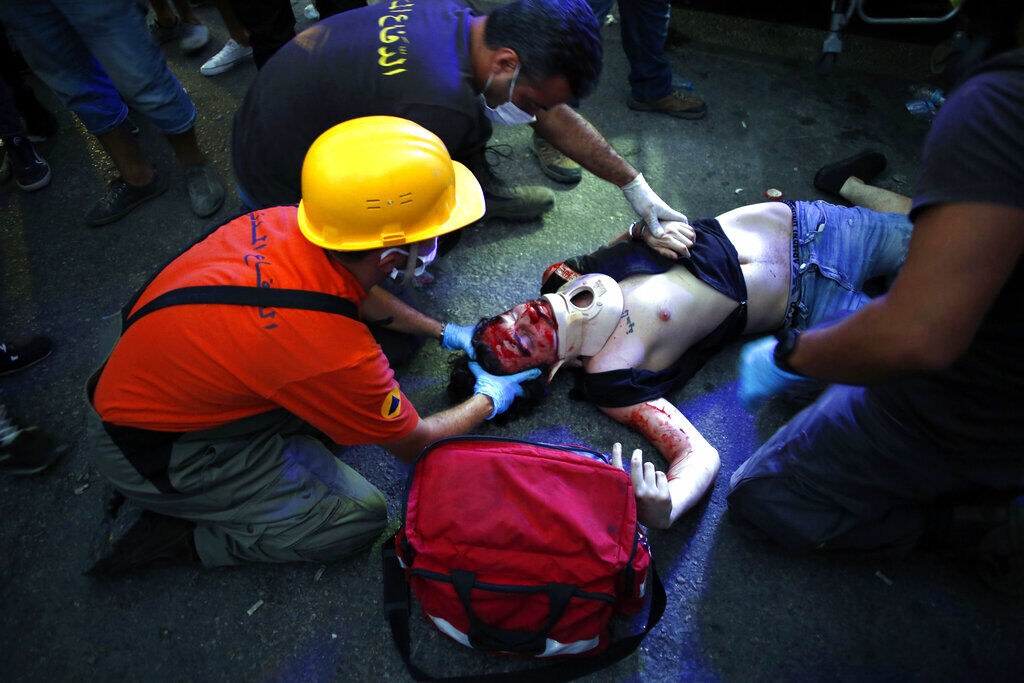 APTOPIX Lebanon Explosion